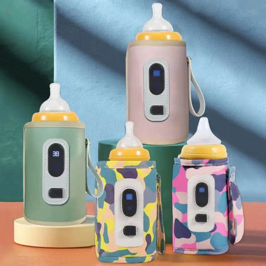 Baby Milk Warmer Baby Nursing Bottle Heater, Portable USB Bottle Warmer for Car, Outdoor Travel Accessories