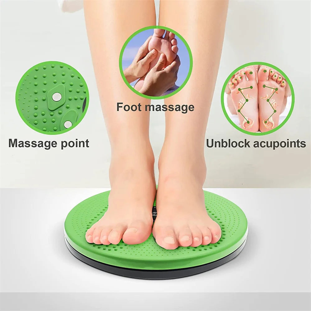 Waist Twisting Disc Balance Board Fitness Equipment for Home Body Aerobic Rotating Sports Magnetic MassagePlate Exercise Wobble